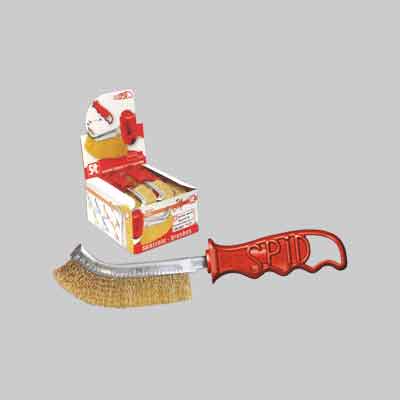 SPAZZOLA A MANO 'SPID' ACCIAIO IN BOX 'SIT' Box 24 pezzi. Prezzo per Confezione.