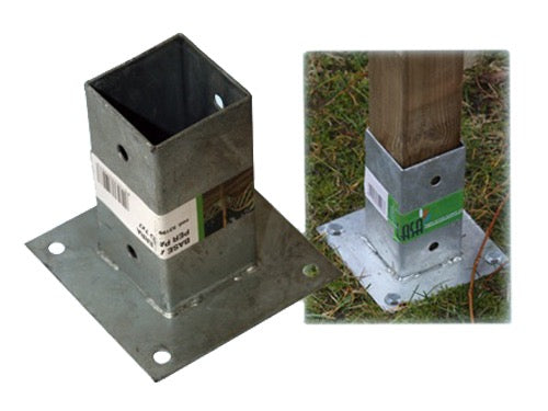 Basi a terra per pali impregnati LASA. Prezzo per Pezzo.