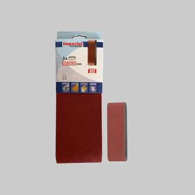 NASTRO ABRASIVO MM 105X620 grana 120 - 3 pezzi. Prezzo per Confezione.