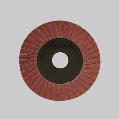 DISCO LAMELLARE AL CORINDONE Ø mm 115x22 - grana 120. Prezzo per Pezzo.