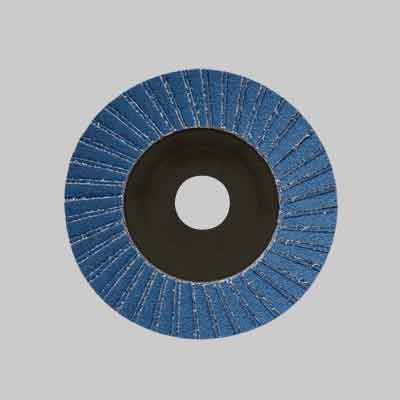 DISCO LAMELLARE ALLO ZIRCONIO Ø mm 115x22 - grana 100. Prezzo per Pezzo.