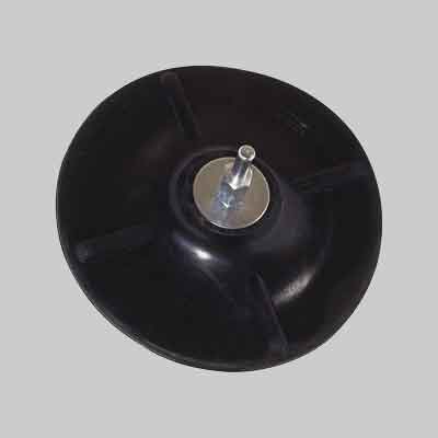 PLATORELLO DI GOMMA PER TRAPANI Ø mm 125. Prezzo per Pezzo.