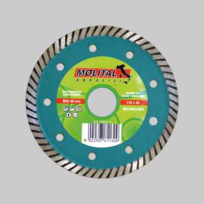 DISCO DIAMANTATO 'GRES' 'MOLITAL' Ø mm 230. Prezzo per Pezzo.