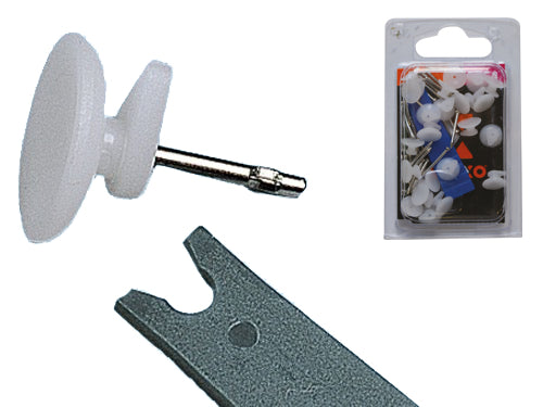 Ganci Brixo nylon con applicatore. Prezzo per Pezzo.