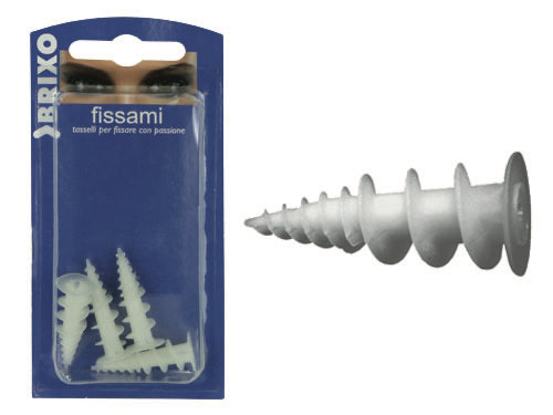 Tasselli Brixo BGK blister per cartongesso. Prezzo per blister.