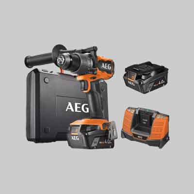 TRAPANO/AVVITATORE A BATTERIA 'BS 18C3BL' AEG 18V 4,0Ah. Prezzo per Pezzo.