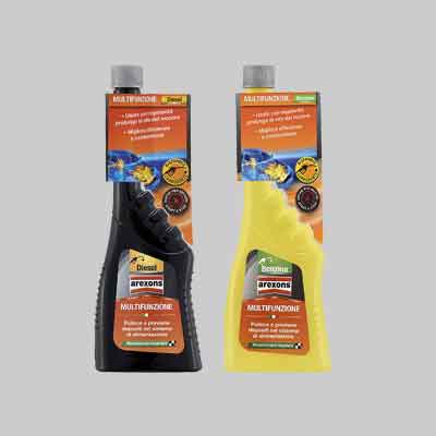 ADDITIVO MULTIFUNZIONE AREXONS Per motori diesel - ml 250. Prezzo per Pezzo.