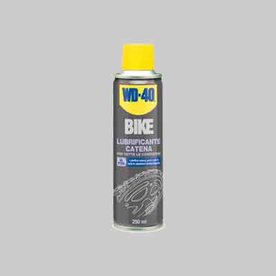 LUBRIFICANTE CATENA BICI 'WD-40' Per tutte le condizioni - ml 250. Prezzo per Pezzo.