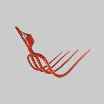 FORCA DENTI CURVI 'IDEAL STAR' 4 denti. Prezzo per Pezzo.