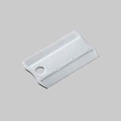 PETTINE ANTIPULCI DOPPIO PER CANI E GATTI cm 8,5x5,2x0,3h. Prezzo per Pezzo.