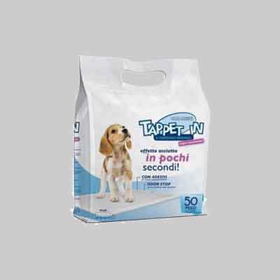 TAPPETO IGIENICO PER ANIMALI 60x90 cm - Confezione 50 pezzi. Prezzo per Confezione.