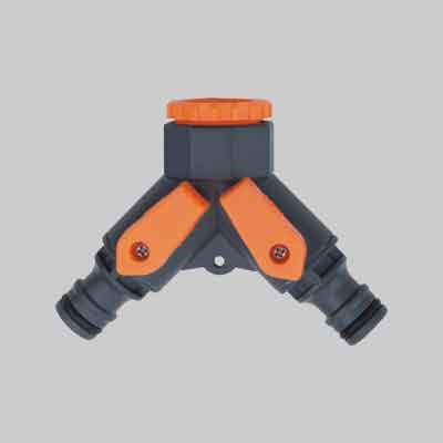 PRESA A RUBINETTO DOPPIA USCITA IDEAL STAR. Prezzo per Pezzo.