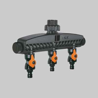 DISTRIBUTORE MULTI USCITA PER RUBINETTI G.F. 3/4". Prezzo per Pezzo.