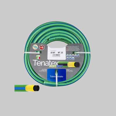 TUBO RETINATO 'TENATEX AGRI' Ø mm 15(5/8") x 15 mt. Prezzo per rotolo.