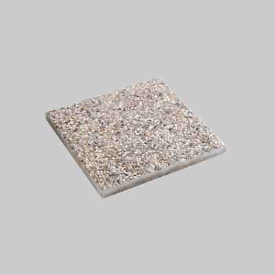 PIASTRA IN GRANIGLIA PER OMBRELLONE 50x50x3,5 cm. Prezzo per Pezzo.