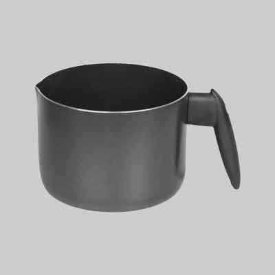 BOLLILATTE 'BLACK LINE' Ø cm 12x10h - cap. 1 lt. Prezzo per Pezzo.