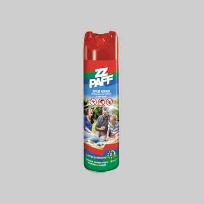 INSETTICIDA SPRAY MOSCHE E ZANZARE 'SPAZI APERTI' 500 ml. Prezzo per Pezzo.