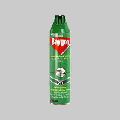 BAYGON SCARAFAGGI E FORMICHE SPRAY ml 400. Prezzo per Pezzo.
