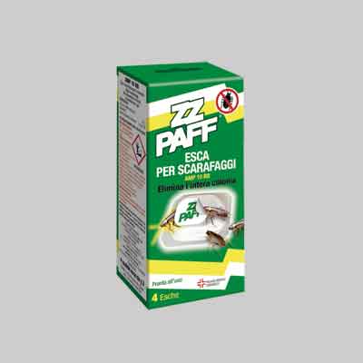 ESCA PER SCARAFAGGI 4 esche da 2 gr. Prezzo per Confezione.