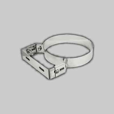 FASCETTA MURALE PER CANNE FUMARIE Ø 300 mm. Prezzo per Pezzo.