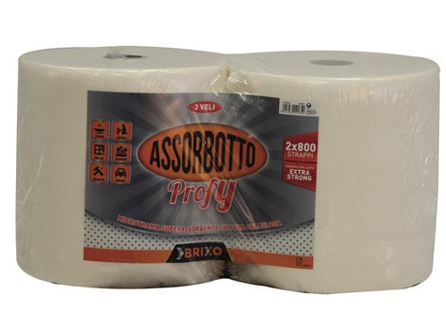 Carta asciugamani Brixo Assorbotto Profy 2 Rt. Prezzo per Confezione.