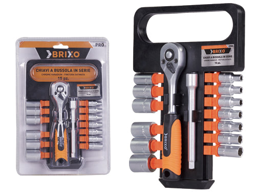 Set Chiavi a bussola Brixo in serie 14 pz. Prezzo per Pezzo.