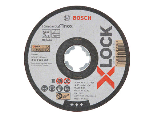 Dischi da taglio Bosch X-Lock. Prezzo per Pezzo.