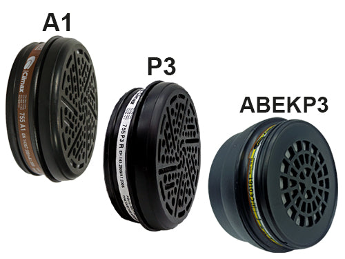 Filtri Climax per respiratori 755/756. Prezzo per paio.