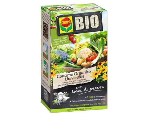 Concime Compo Bio con lana di pecora. Prezzo per Pezzo.