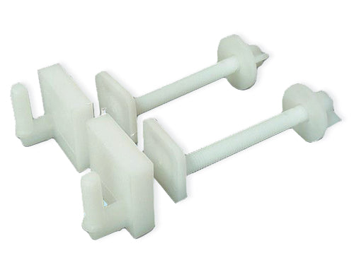 Cerniere nylon per sedili WC standard. Prezzo per Coppia.