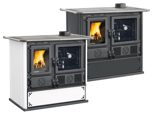 Cucine stufe a legna Rosa 5.0 Steel Nordica. Prezzo per Pezzo.