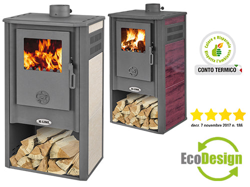 Stufe a legna K-Line Kursal King De Luxe. Prezzo per Pezzo.