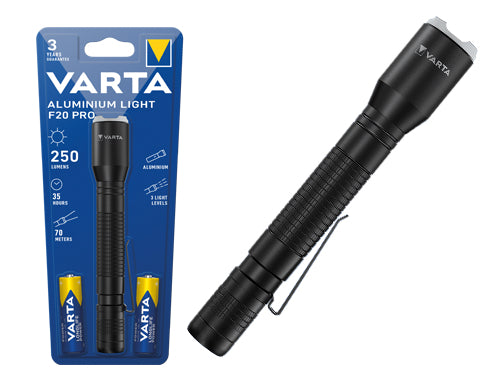 Torce Varta Aluminiun Light F20 Pro. Prezzo per Pezzo.