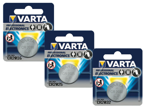 Pile Varta Specialistiche CR. Prezzo per Pezzo.