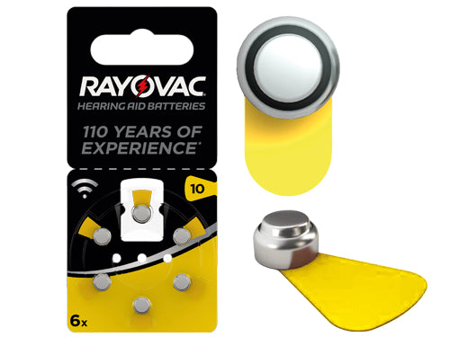 Pile acustiche Varta Rayovac 10. Prezzo per blister.