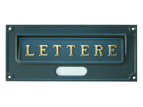 Placche Alubox bucalettere Roma ghisa A6N/GH. Prezzo per Pezzo.