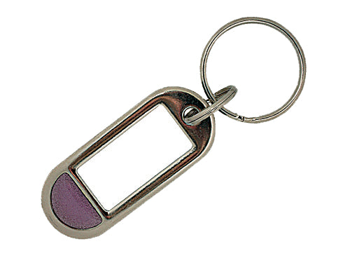 Etichette portachiavi nichelate 22107. Prezzo per Pezzo.