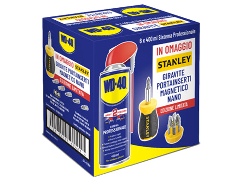 Sbloccanti WD-40 ML. 400 + omaggio Stanley. Prezzo per Confezione.