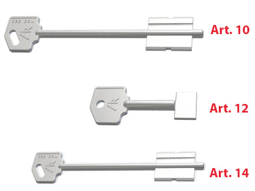 Chiavi originali per cilindri CR doppia mappa. Prezzo per Pezzo.