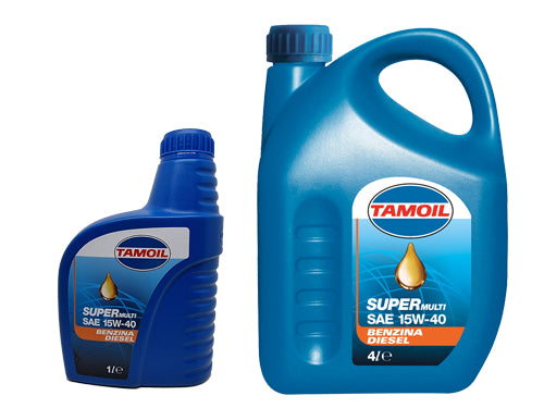 Lubrificanti olio Auto Tamoil 15W40. Prezzo per Pezzo.