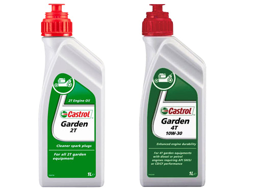 Lubrificanti olio Garden Castrol per motori 2T e 4T. Prezzo per Pezzo.