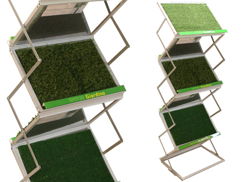 Espositore Tappeti Erba Pantografo. Prezzo per Pezzo.