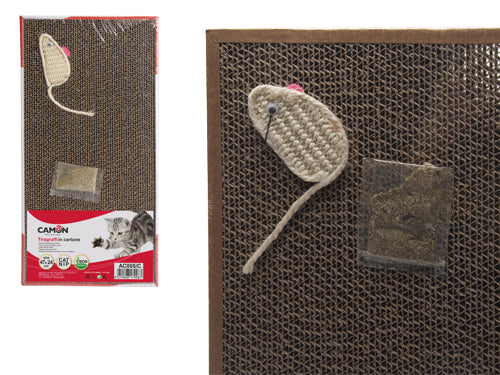 Tiragraffi per gatti con topo Camon. Prezzo per Pezzo.