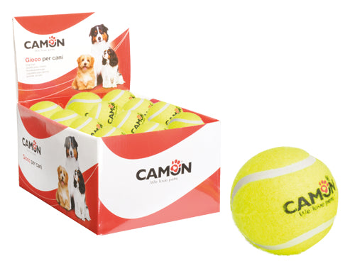 Palla Tennis Gialla per cani Camon. Prezzo per Pezzo.