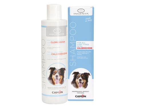 Shampoo Clorexidina per cani Camon. Prezzo per Pezzo.