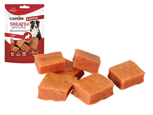 Snack Coniglio per cani Camon. Prezzo per Confezione.