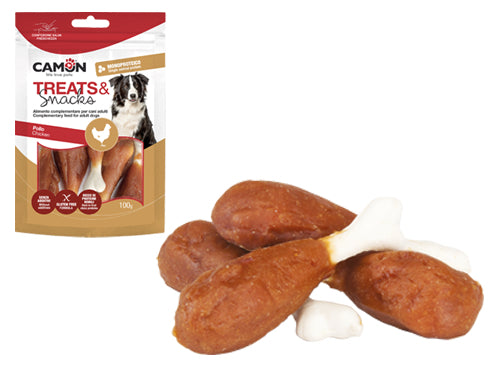 Snack Coscette Pollo per cani Camon. Prezzo per Confezione.