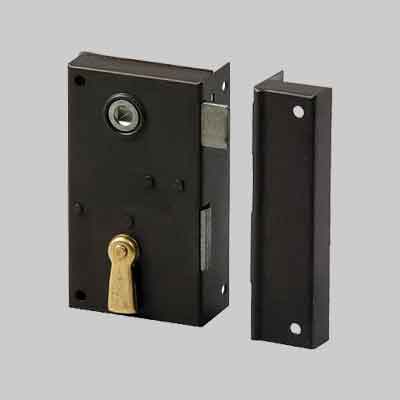 SERRATURA DA APPLICARE ART.185 VR BONAITI E45 Dx - scatola mm 70. Prezzo per Pezzo.