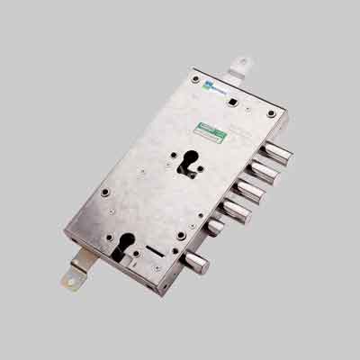 SERRATURA PORTE BLINDATE A DOPPIO CILINDRO EUROPEO ART. 85.595 MOTTURA E63 Sx. Prezzo per Pezzo.