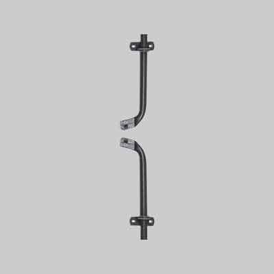 COPPIA ASTE TELESCOPICHE CURVE CR. Prezzo per Coppia.